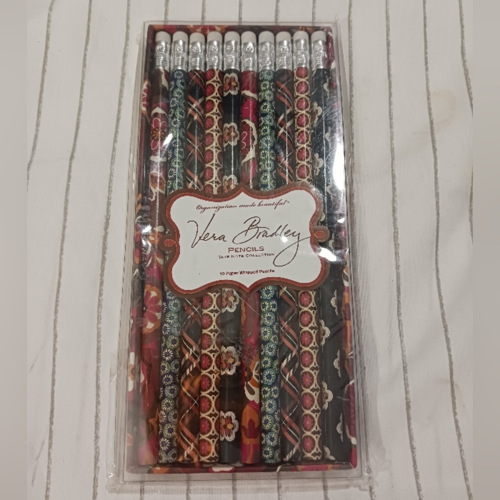 NWT! VERA BRADLEY PENCIL PACK (10ct)